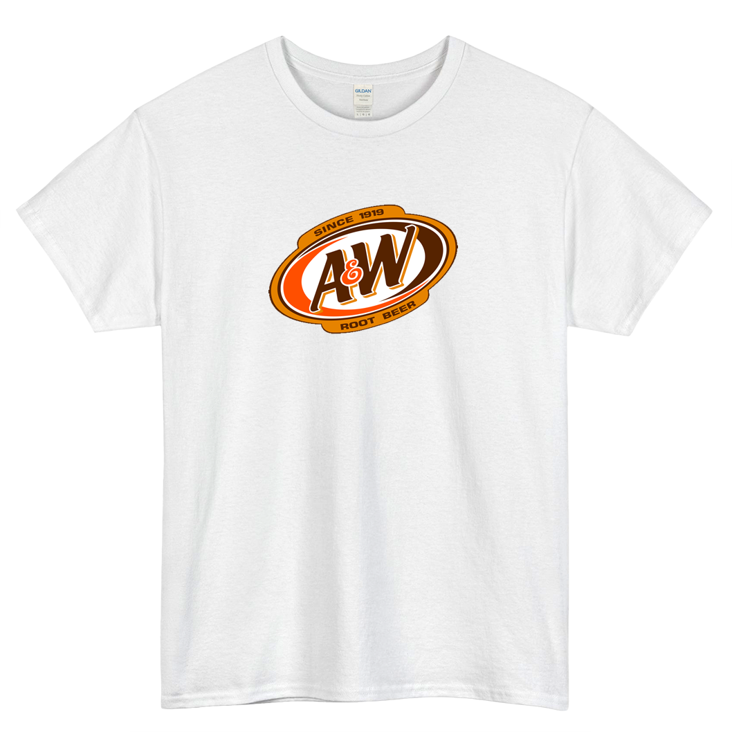 SHORT SLEEVE A&W REET BEER LOGO T SHIRT - P