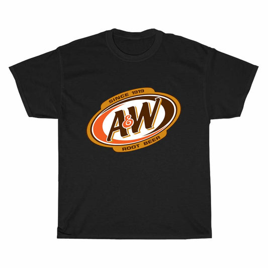 A & W Root Beer Logo Men's Unisex T Shirt Size S to 3XL