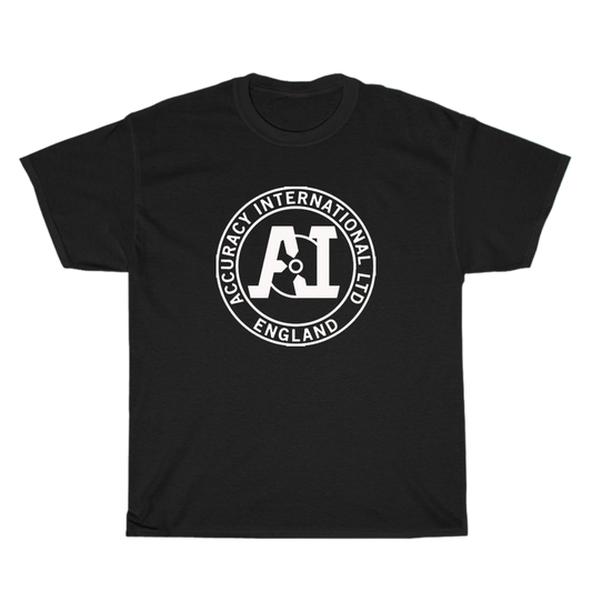 Accuracy International Guns Firearms Logo Men's Unisex T Shirt S to 3XL