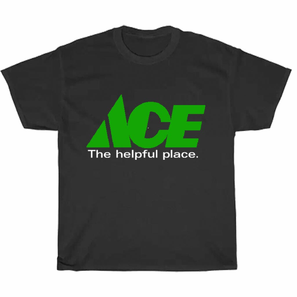 Ace The Helpful Place Logo Men's Unisex T Shirt Size S to 3XL