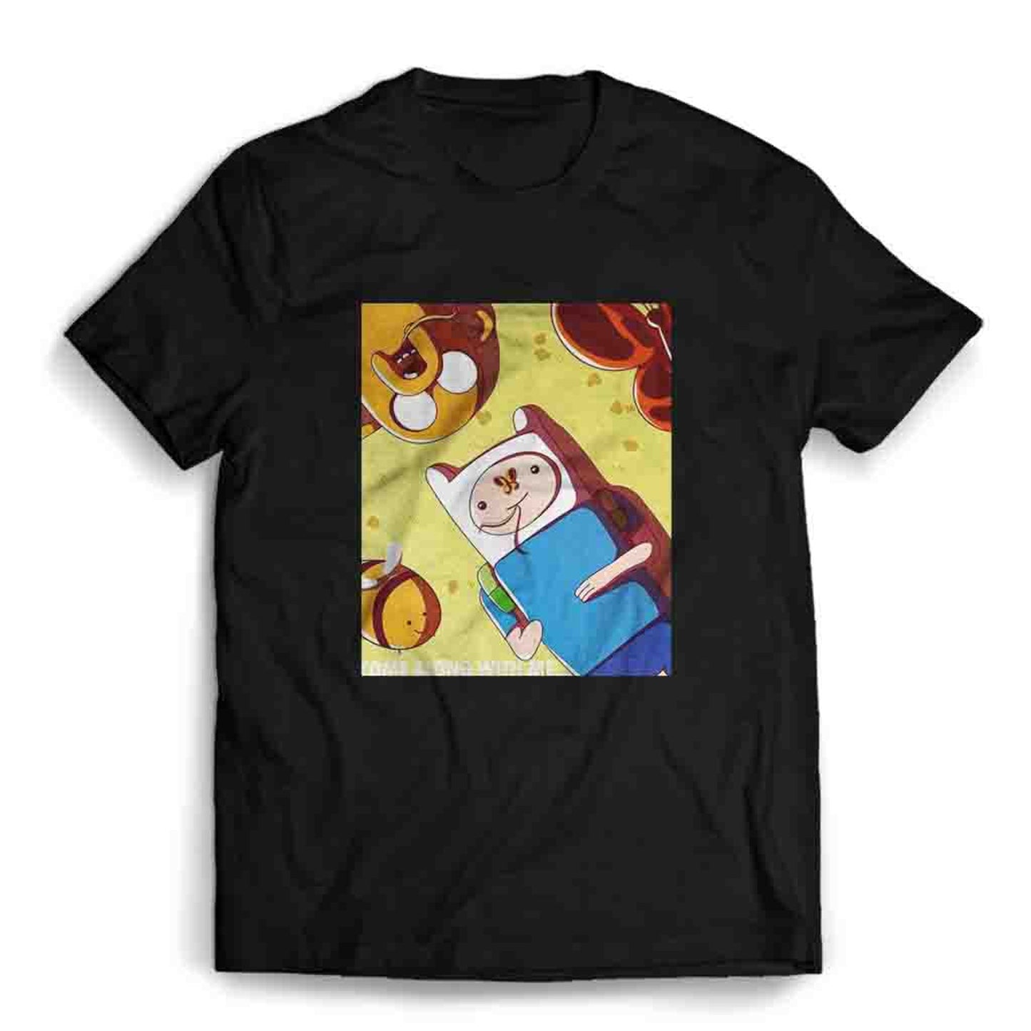 Adventure Time Finn And Jake logo Unisex Men's T Shirt Size S to 3XL