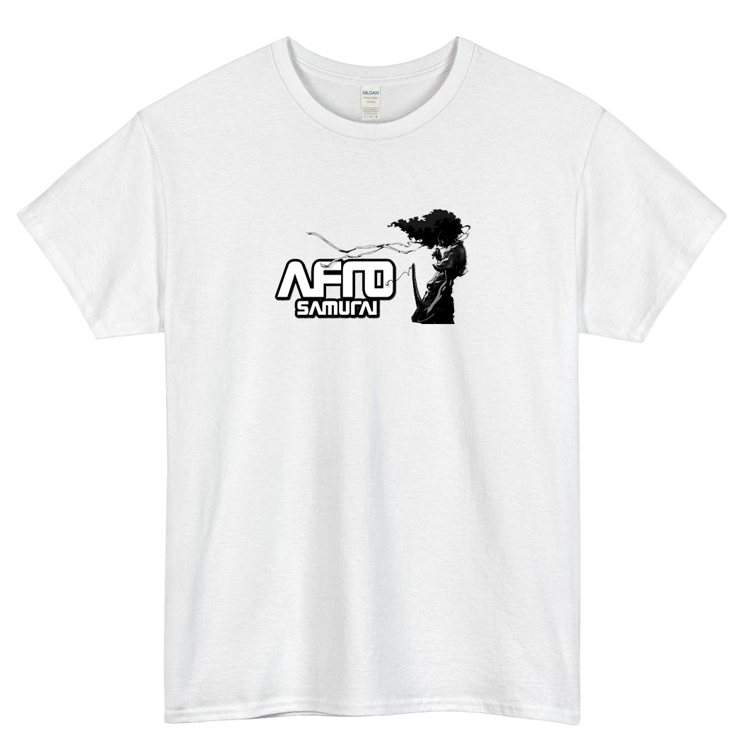 Afro Samurai Anime Cartoon Short Sleeve T-Shirt Size S-3XL -P