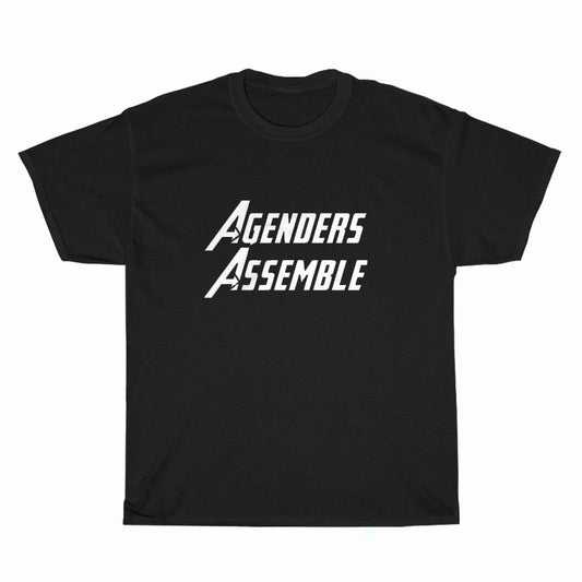 Agenders Assemble Logo Unisex Men's T Shirt Size S to 3XL
