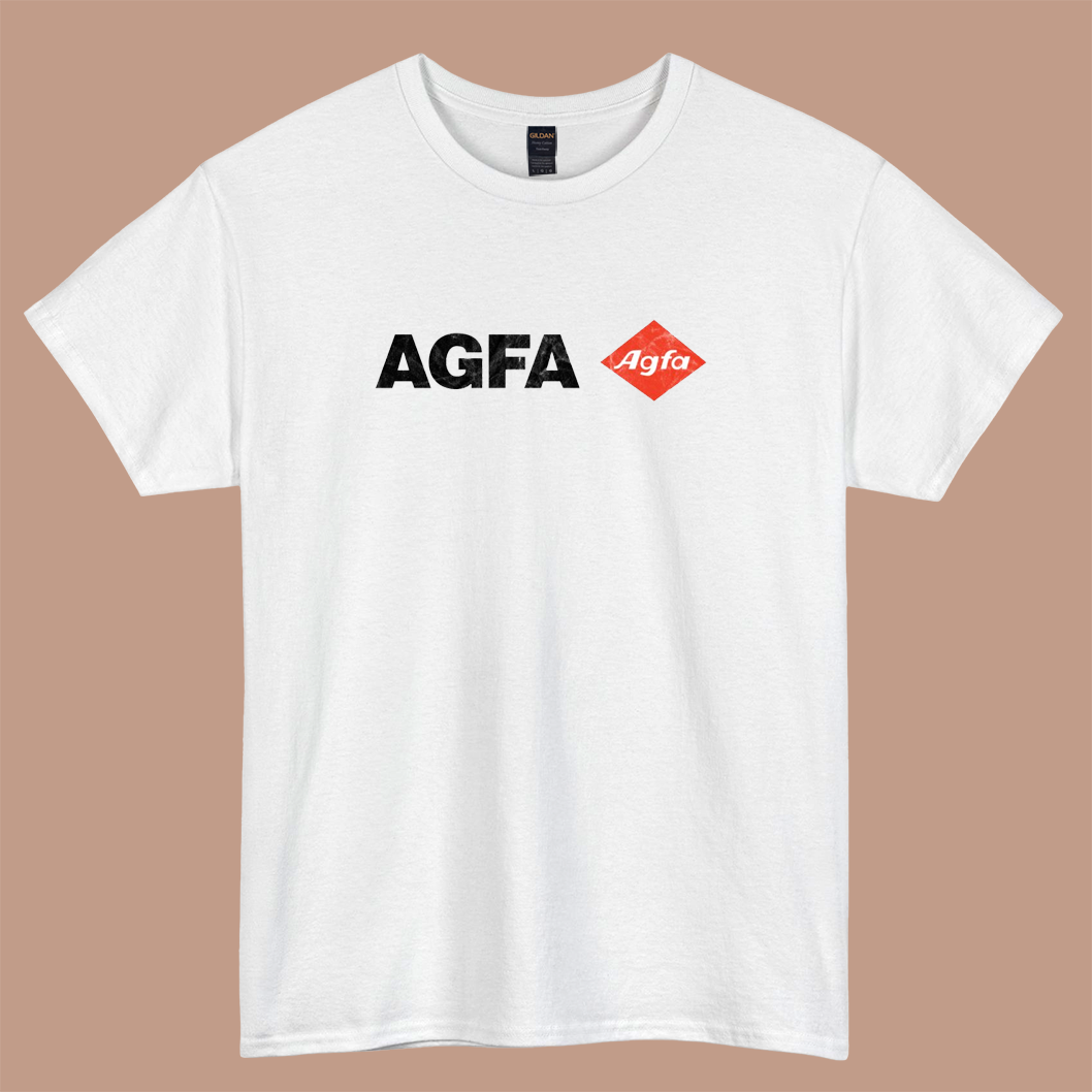 Agfa Film Retro Logo short sleeve t shirt S-3XL-P