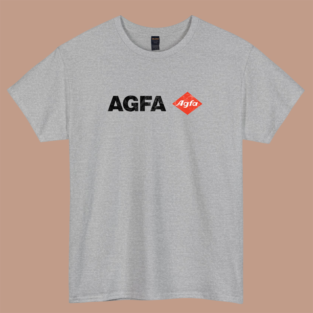 Agfa Film Retro Logo short sleeve t shirt S-3XL-P