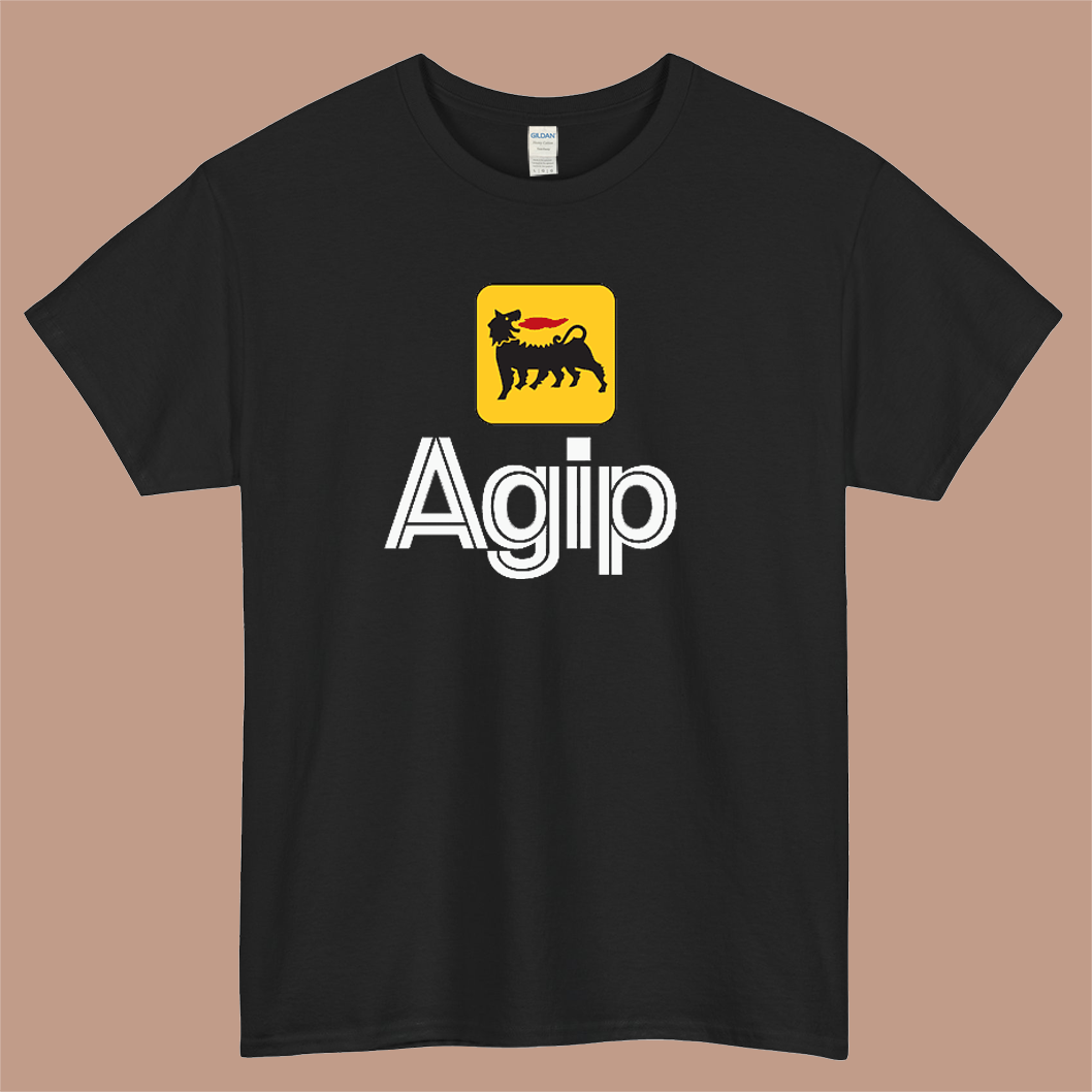 Agip Oil Company Logo Mens Unisex Short Sleeve T-Shirt Size S-3XL