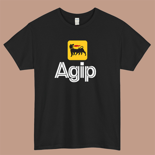Agip Oil Company Logo Mens Unisex Short Sleeve T-Shirt Size S-3XL
