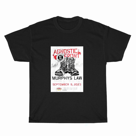 Agnostic Front  logo Unisex Men's T Shirt Size S to 3XL