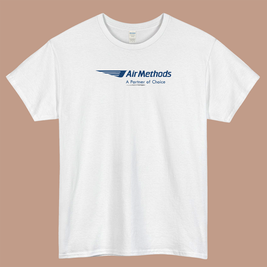 Air Methods A Partner of Choice Logo Mens Unisex Short Sleeve T-Shirt Size S-3XL - P