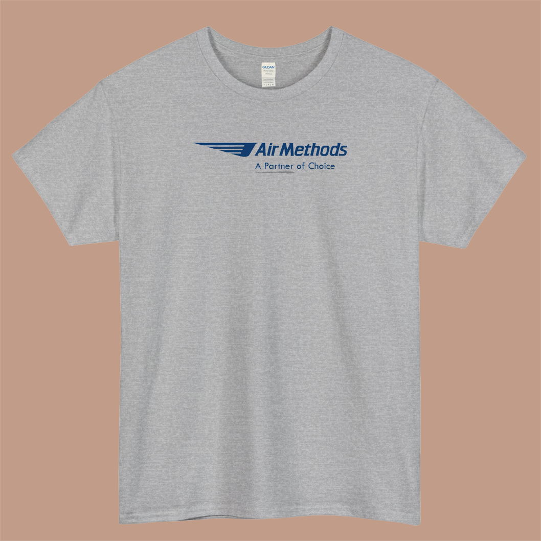 Air Methods A Partner of Choice Logo Mens Unisex Short Sleeve T-Shirt Size S-3XL - P