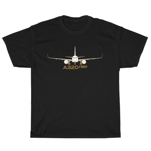 Airbus A320neo Logo Unisex Men's T Shirt Size S to 3XL