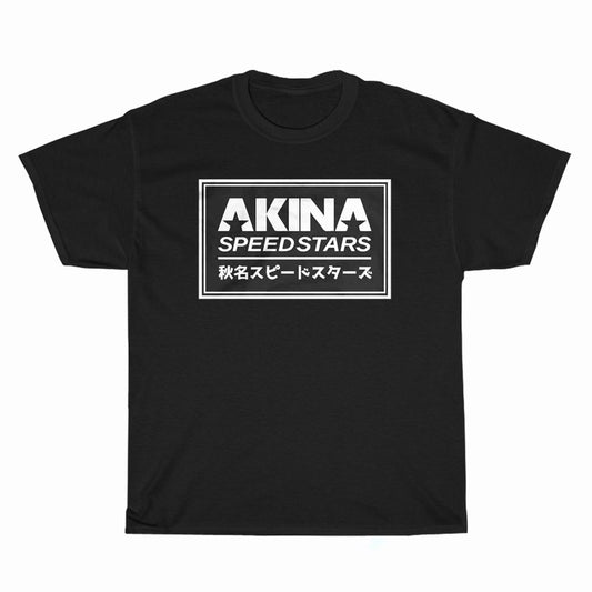 Akina Speed Stars Logo Unisex Men's T Shirt Size S to 3XL