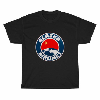 Alaska Airlines Retro Logo Men's Unisex T Shirt Size S to 3XL