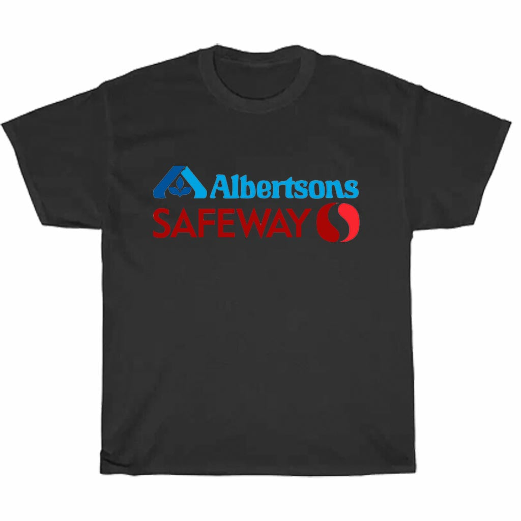 Albertsons Safeway Dining Advantage logo Men's Unisex T Shirt Size S to 3XL