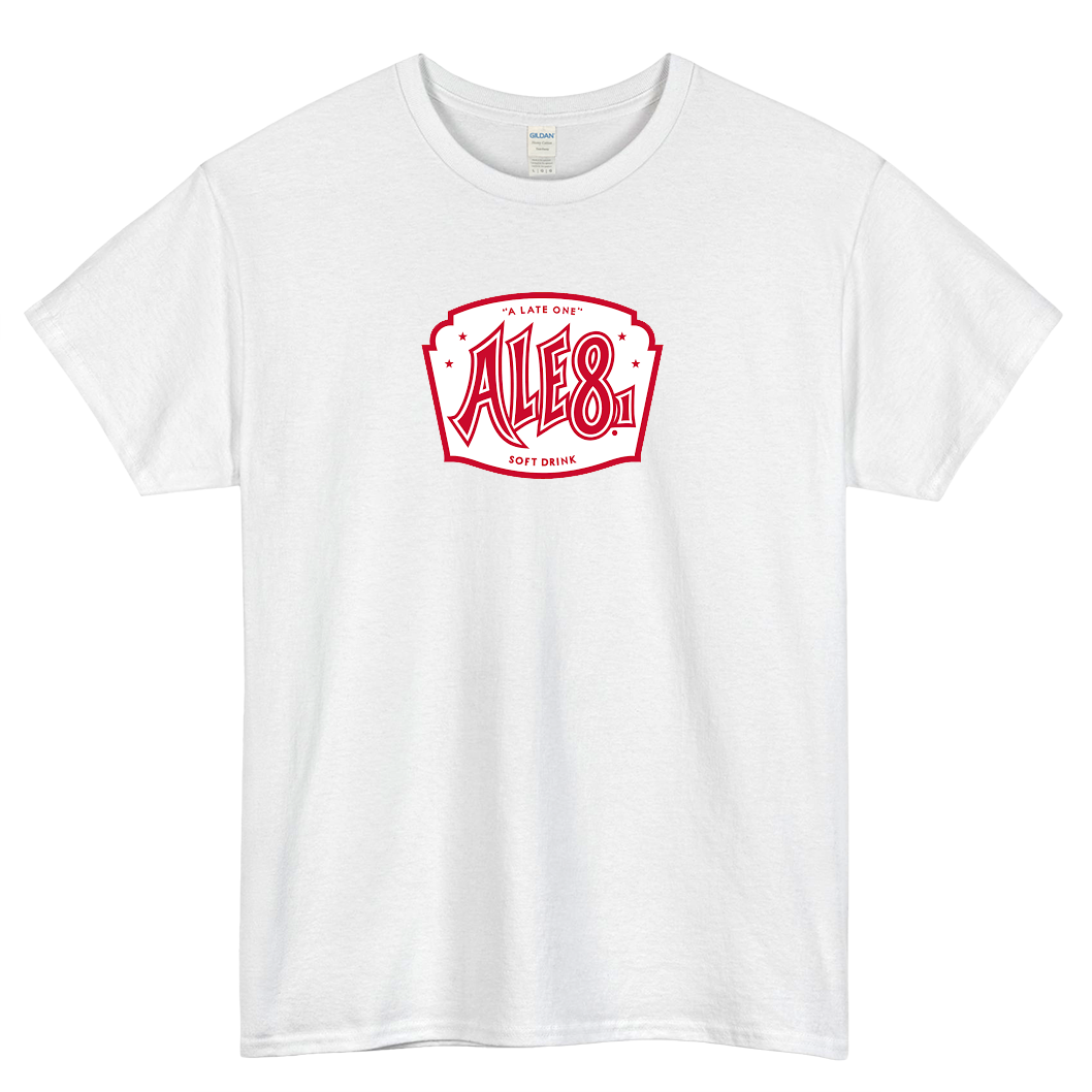 Ale-8-One Soft Drink logo SHORT SLEEVE T SHIRT -P
