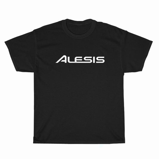 Alesis Percussion Drums Cymbal Logo Unisex Men's T Shirt Size S to 3XL