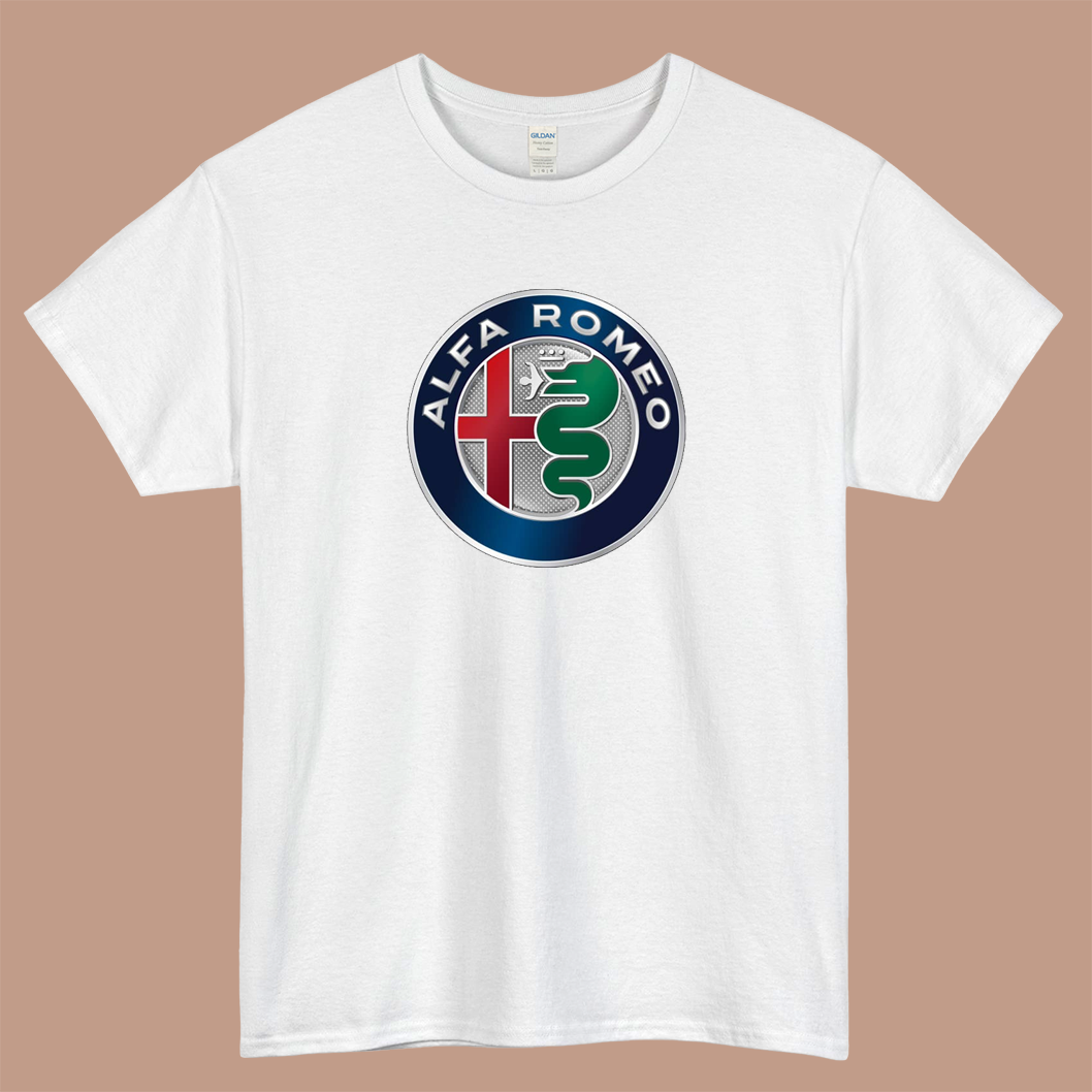 Alfa Car Brand Logo Mens Unisex Short Sleeve T-Shirt Size S-3XL