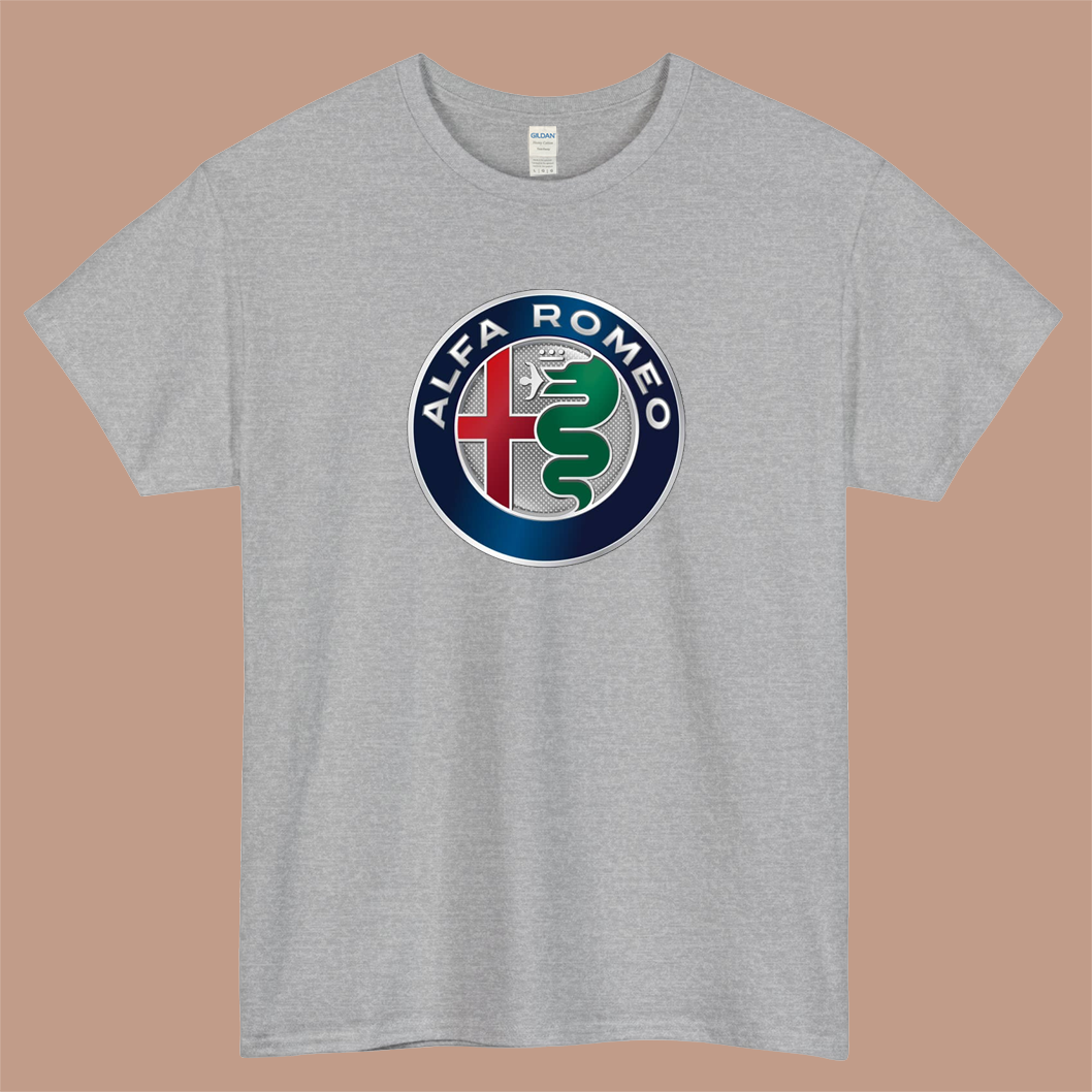 Alfa Car Brand Logo Mens Unisex Short Sleeve T-Shirt Size S-3XL