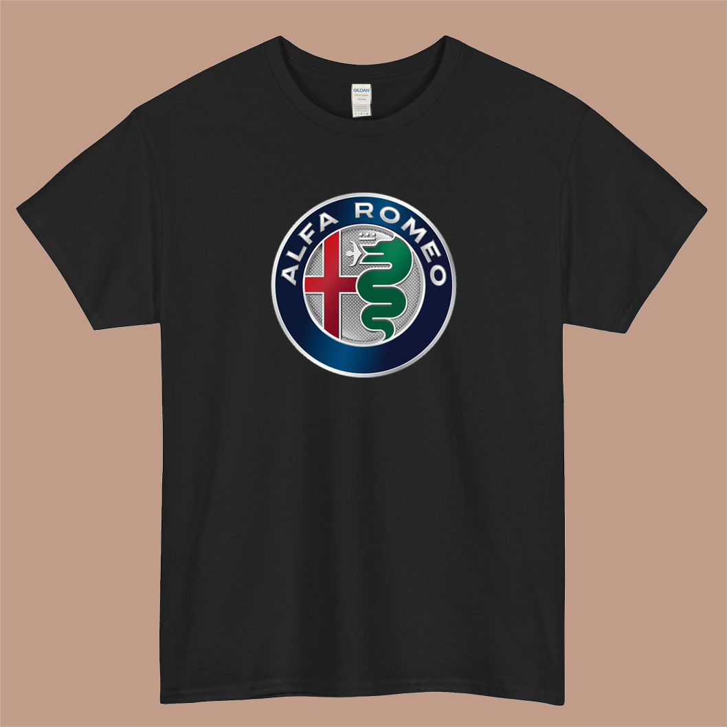 Alfa Car Brand Logo Mens Unisex Short Sleeve T-Shirt Size S-3XL
