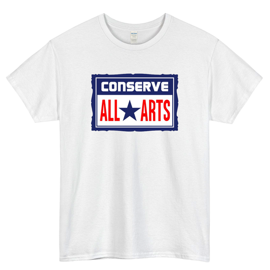 All Arts Conserve Mens Unisex Short Sleeve T-Shirt Size S-3XL - P