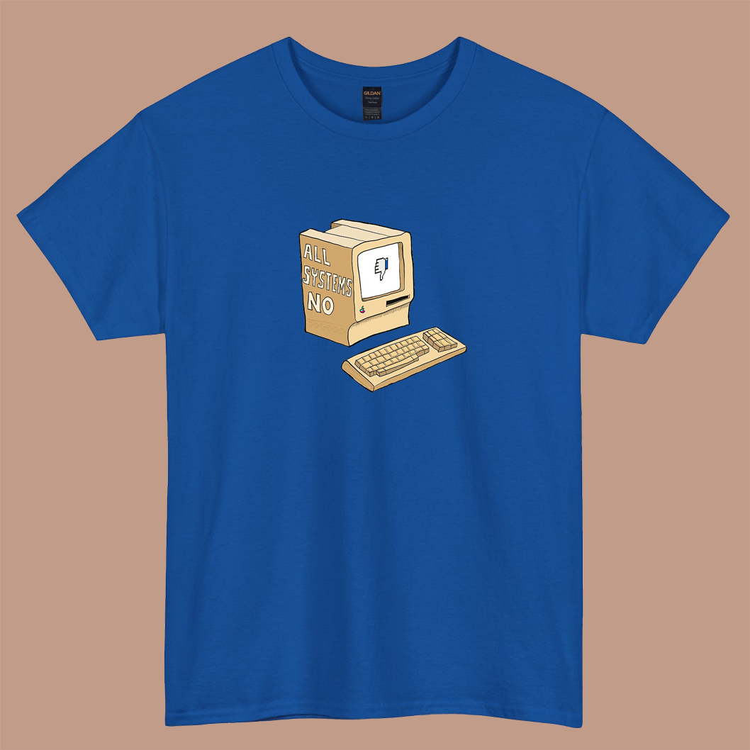 All systems no logo short SLEEVE T SHIRT -P