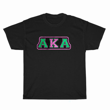 Alpha Kappa AKA Sorority Paraphernalia Logo Unisex Men's T Shirt Size S to 3XL