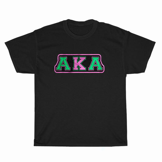 Alpha Kappa AKA Sorority Paraphernalia Logo Unisex Men's T Shirt Size S to 3XL