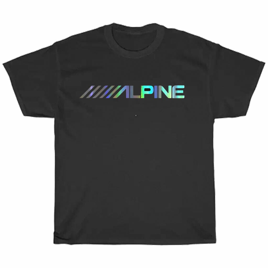 Alpine Audio Logo Men's Unisex T Shirt Size S to 3XL