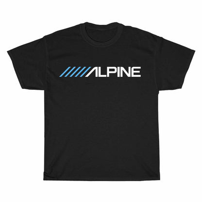 Alpine Car Audio System Logo Men's Unisex T Shirt Size S to 3XL