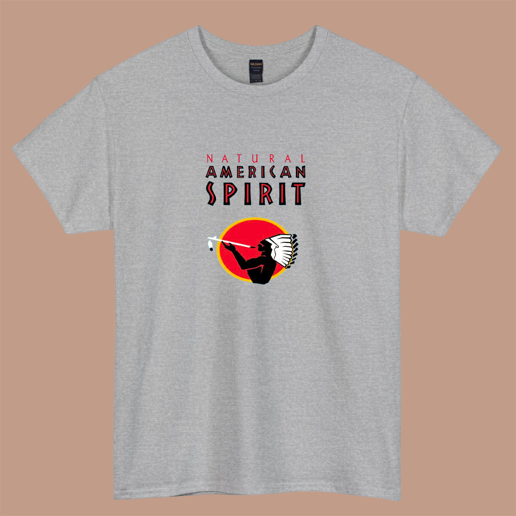 American Spirit Logo short sleeve t shirt SIZE S-3XL-P