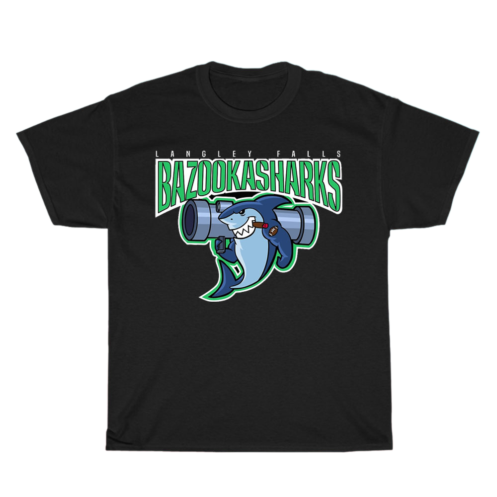 American Dad Bazooka Sharks Logo Men's Unisex T Shirt S to 3XL