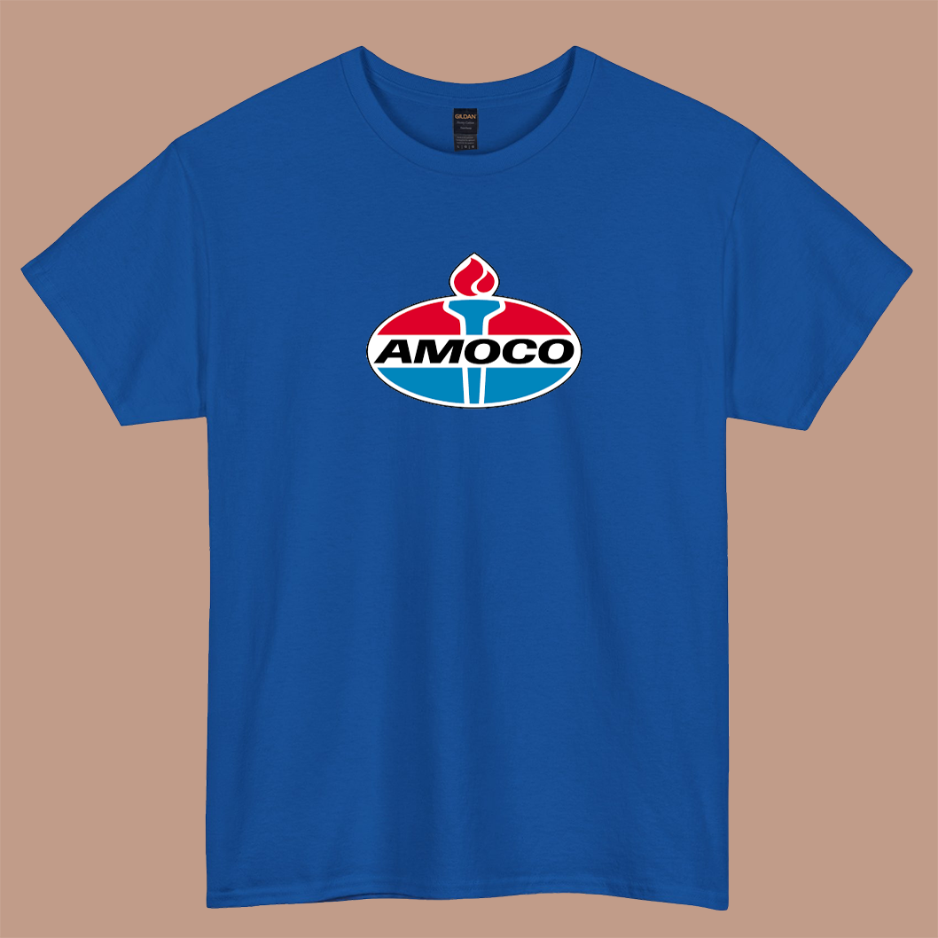 Amoco Oil Logo short slevee t shirt Size S-3XL -P