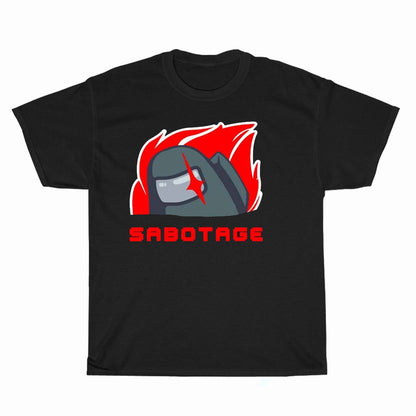 Among Us Crewmate Sabotage Logo Unisex Men's T Shirt Size S to 3XL