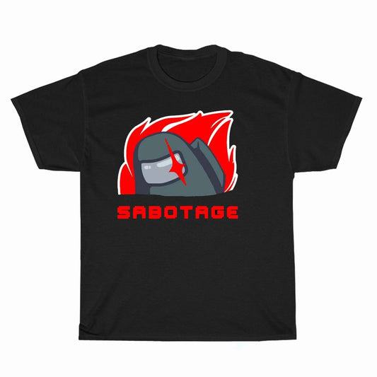 Among Us Crewmate Sabotage Logo Unisex Men's T Shirt Size S to 3XL