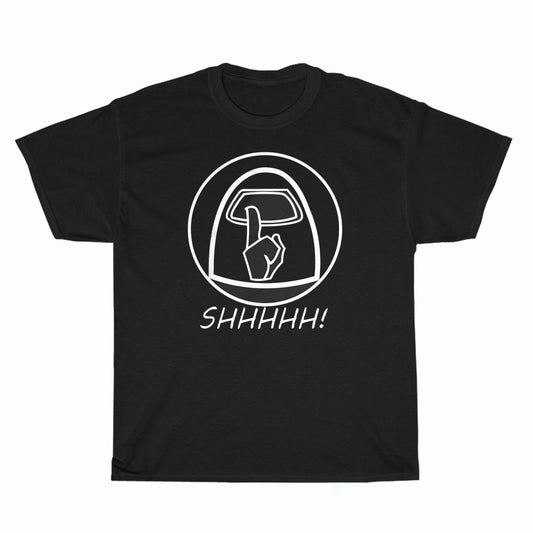 Among Us Impostor Shhhh! Logo Unisex Men's T Shirt Size S to 3XL