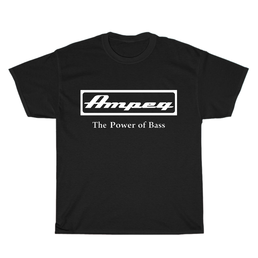 Ampeg The Power Of Bass Logo Men's Unisex T Shirt S to 3XL