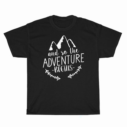 And So The Adventure Begins Logo Unisex Men's T Shirt Size S to 3XL
