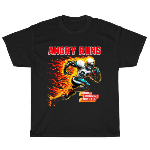 Angry Runs Active logo Mens Unisex Short Sleeve T-Shirt Size S-3XL
