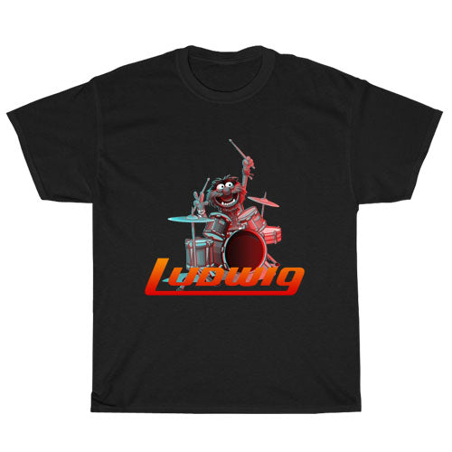 New Brand Animal Drummer Ludwig Drums Unisex T Shirt S - 3XL