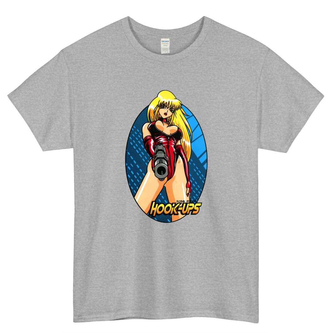 Anime Girl Hook Ups Classic Mens Unisex Short Sleeve T-Shirt Size S-3XL - P