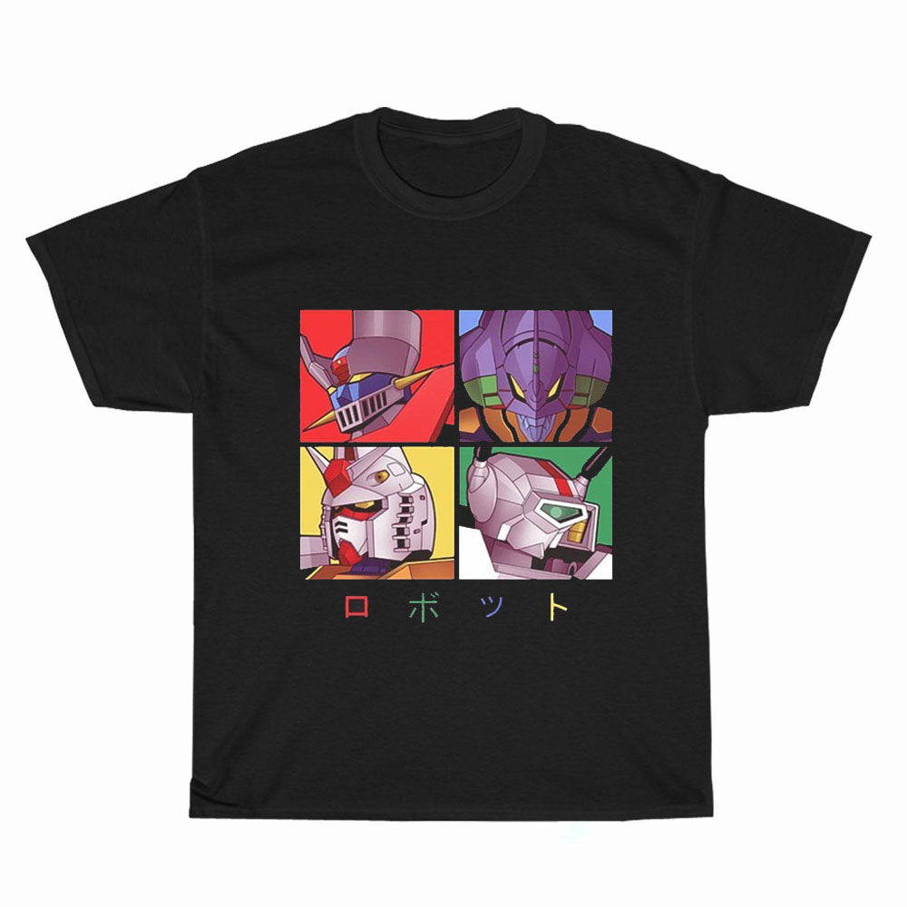 Anime Robot Gundam Hero Mechaz Logo Unisex Men's T Shirt Size S to 3XL