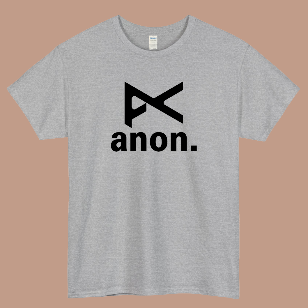 Anon Logo Mens Unisex Short Sleeve T-Shirt Size S-3XL