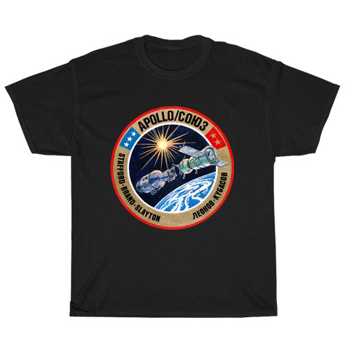 Apollo Soyuz Logo Unisex Men's T Shirt Size S to 3XL