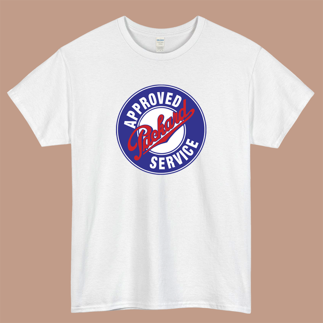 Approved Packard Service Logo Mens Unisex Short Sleeve T-Shirt Size S-3XL - P