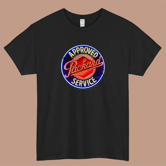 Approved Packard Service Vintage Metal Sign 16 Logo Mens Unisex Short Sleeve T-Shirt Size S-3XL - P