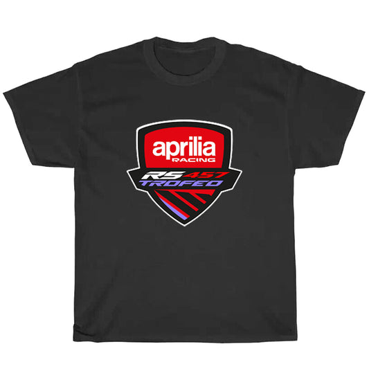 Aprilia Racing RS457 Logo Men's Unisex T Shirt Size S to 3XL
