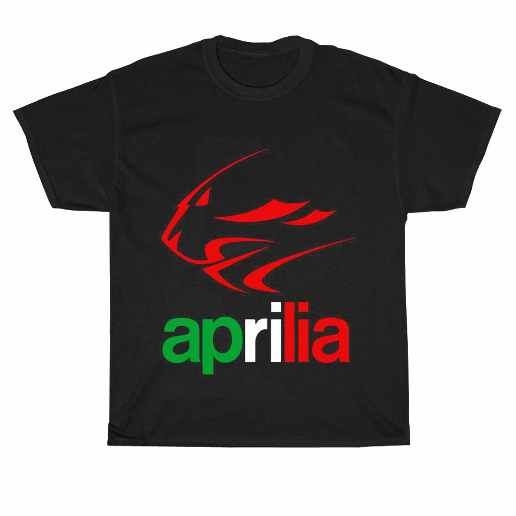 Aprilia Italian Motorcycles Logo Men's Unisex T Shirt Size S to 3XL