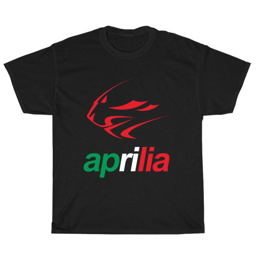 New Brand Aprilia Racing Logo Men's Unisex T Shirt Size S to 3XL