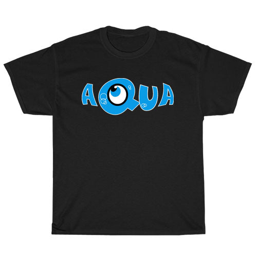 Aqua Band Logo Unisex Men's T Shirt Size S to 3XL