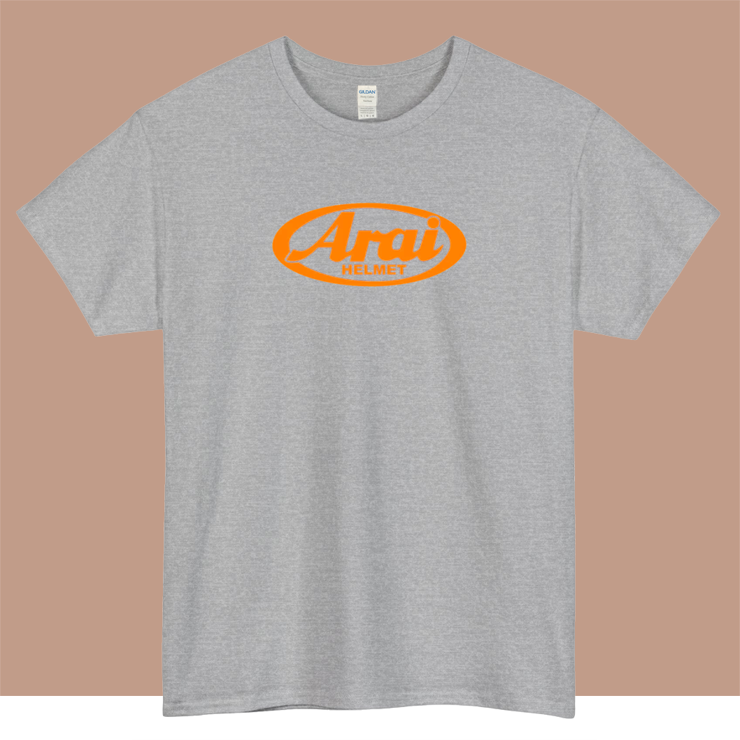 Arai Helmets Decal Logo Mens Unisex Short Sleeve T-Shirt Size S-3XL - P